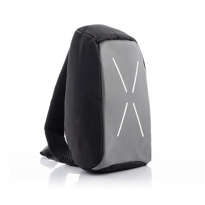 Anti-Theft Waterproof Sling Backpack with USB Port – Compact & Cut-Proof