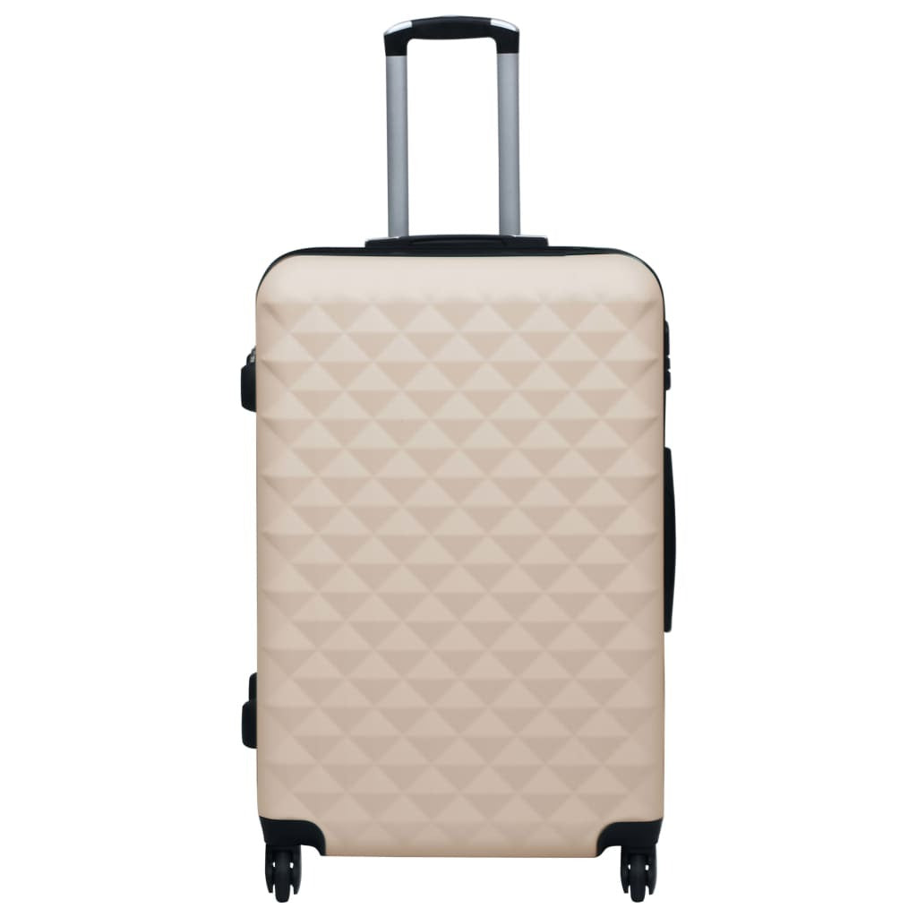 Hardcase Trolley Set 3 pcs Gold ABS