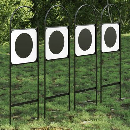 Steel Dressage Markers Set of 4 – Weatherproof Arena Letters for Outdoor Training