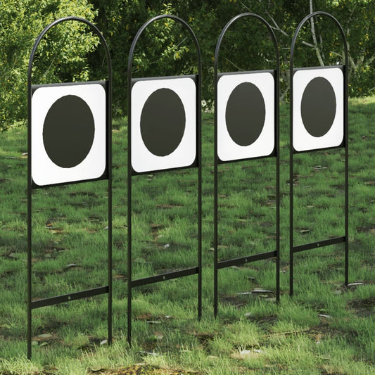 Steel Dressage Markers Set of 4 – Weatherproof Arena Letters for Outdoor Training