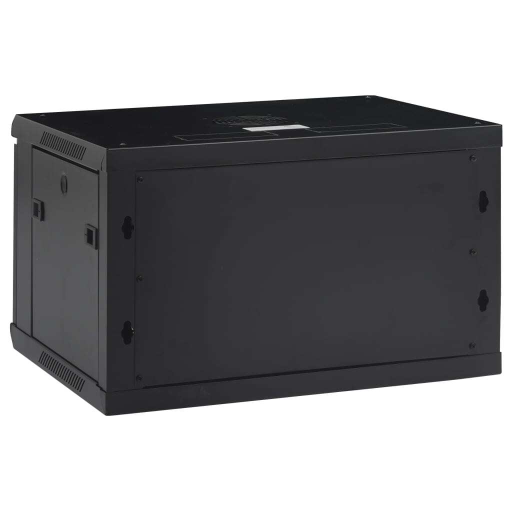 vidaXL 6U Wall Mounted Network Cabinet 19 IP20 600x450x375 mm