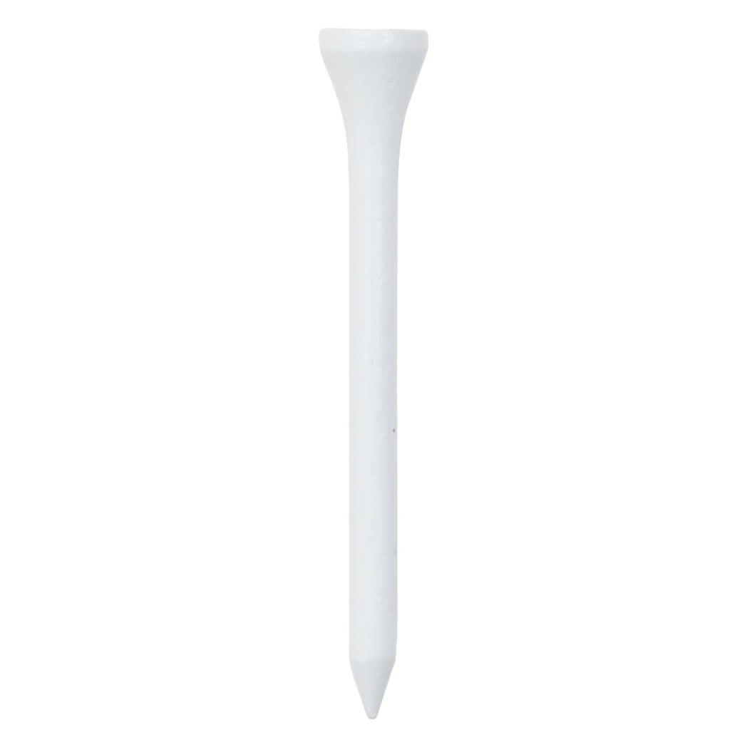 1000pcs Bamboo Golf Tees – White, 83mm Long, Eco-Friendly Biodegradable