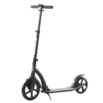 Scooter for Teens & Adults – Adjustable Aluminium Frame, Age 14+, Black