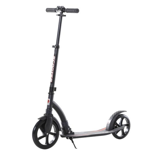 Scooter for Teens & Adults – Adjustable Aluminium Frame, Age 14+, Black