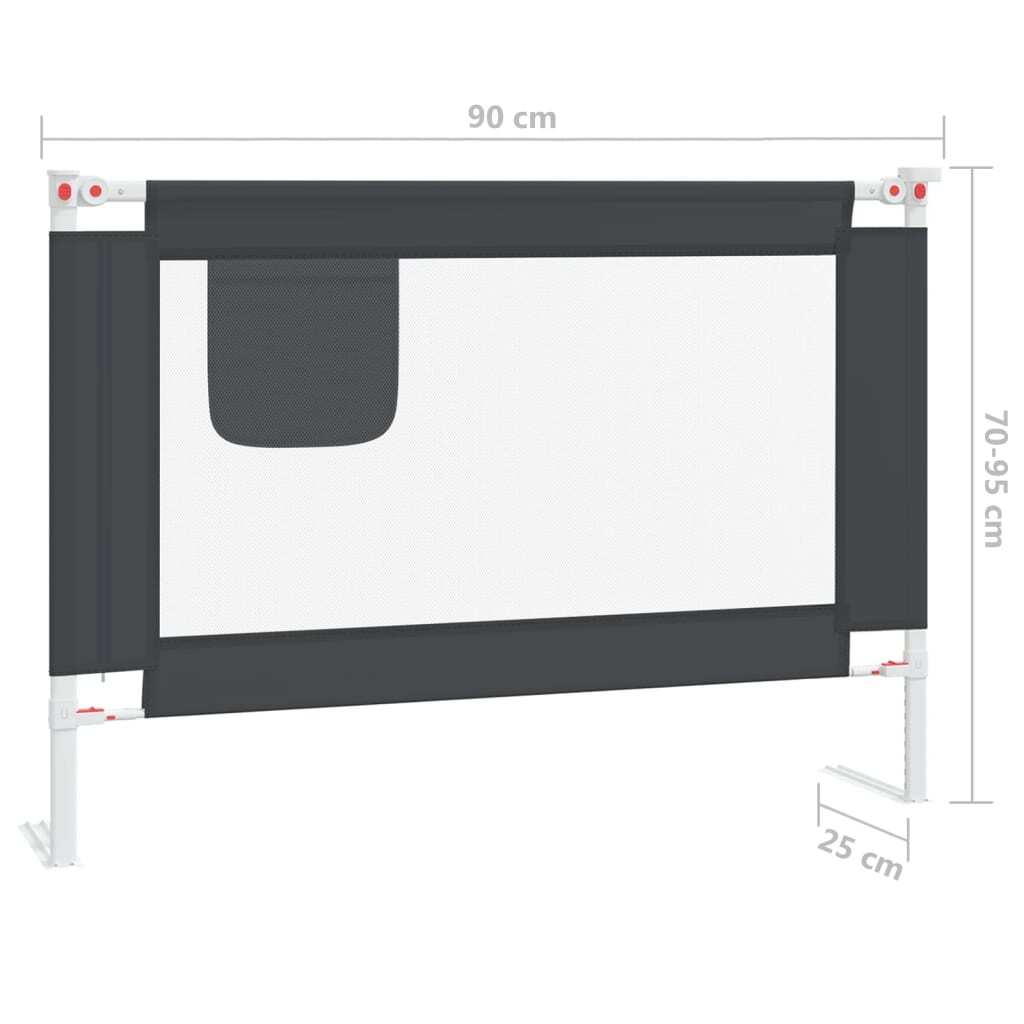 Safety Bed Rail Dark Grey