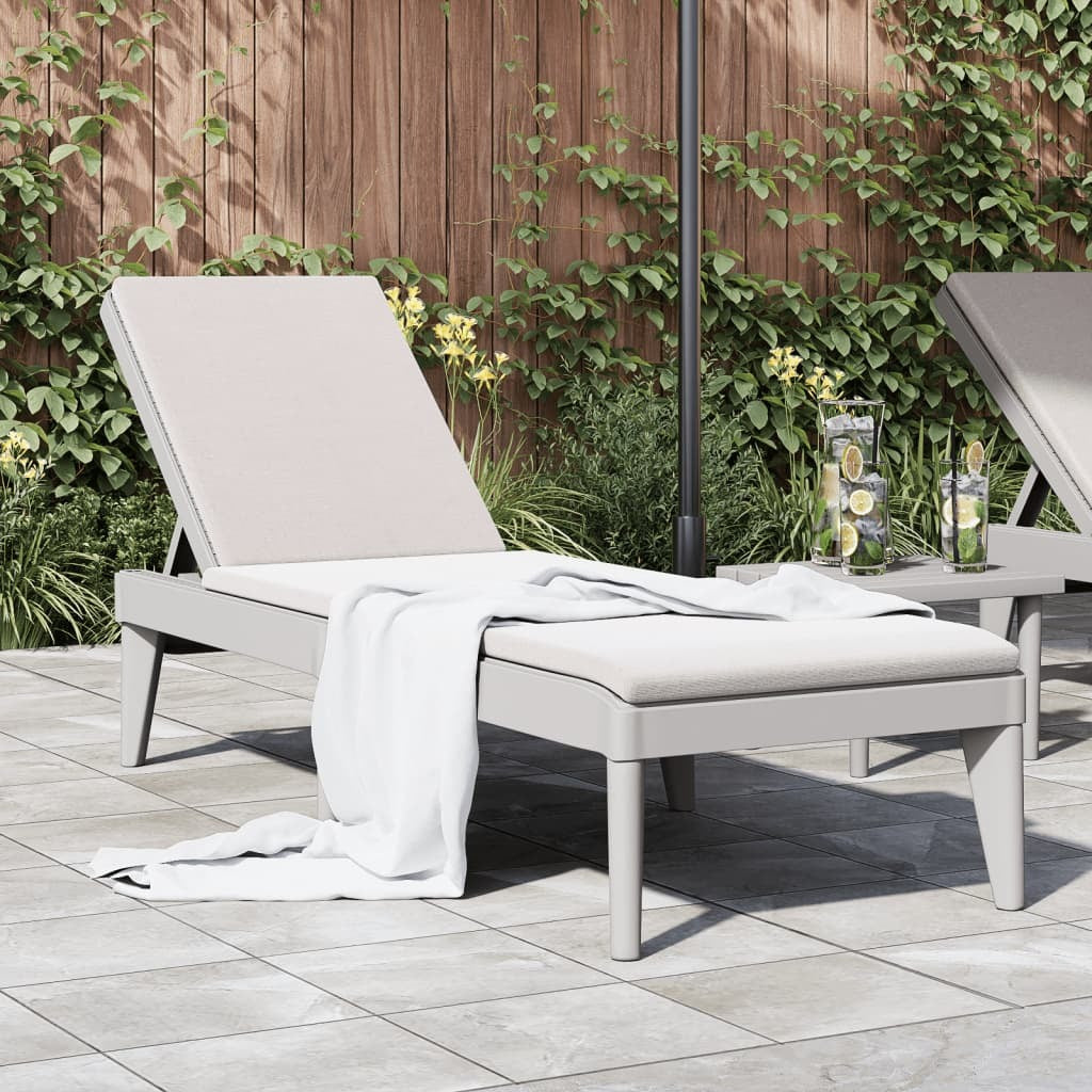 Sun Lounger Grey