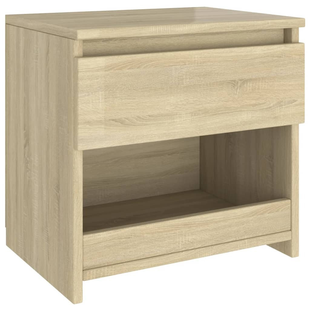 vidaXL Bedside Cabinets 2 pcs Sonoma Oak 40x30x39 cm Engineered Wood