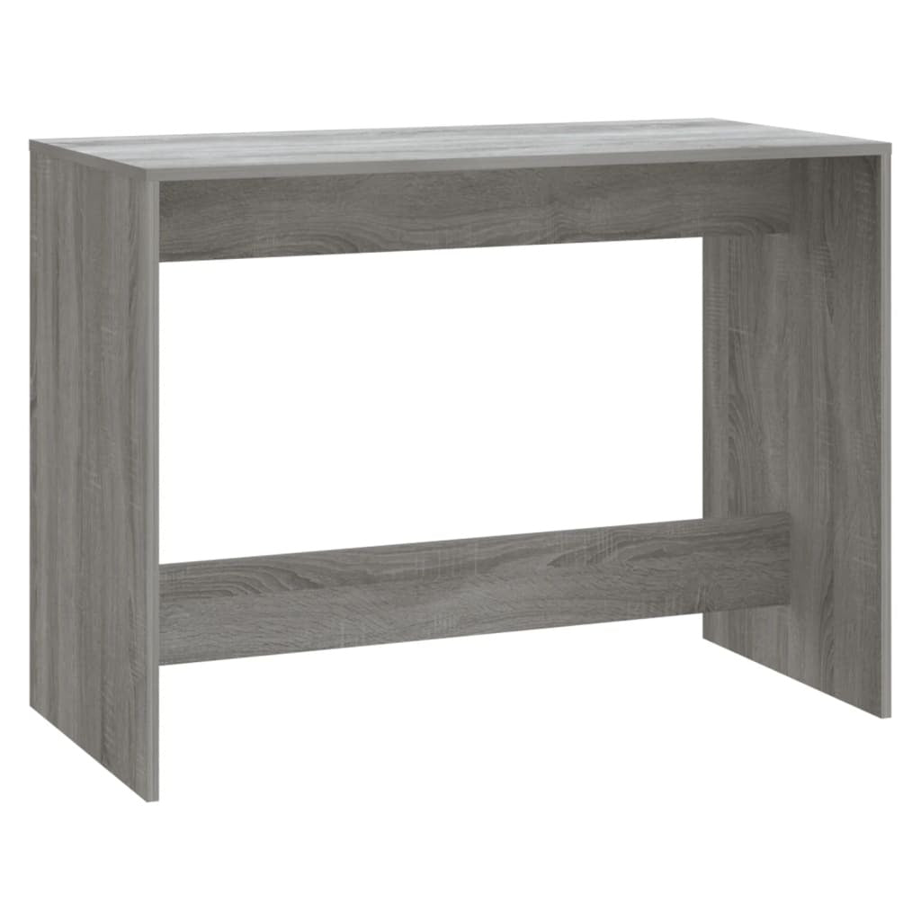 vidaXL 3 Piece Dining Set Grey Sonoma Engineered Wood