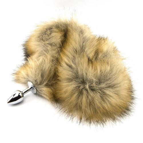 Red Fox Tail Butt Plug