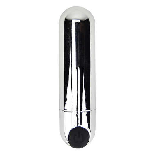 Loving Joy 10 Function Rechargeable Bullet Vibrator Silver