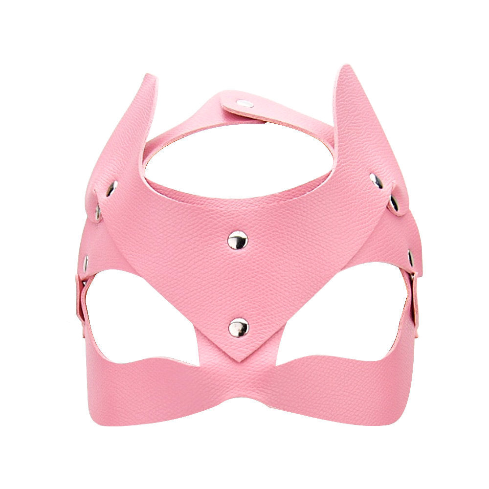 Kitty Cat Face Mask Pink