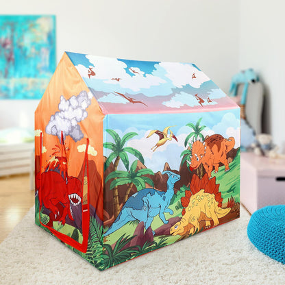SOKA Dinosaur Kids Playhouse Tent – Indoor/Outdoor Foldable Toy Tent