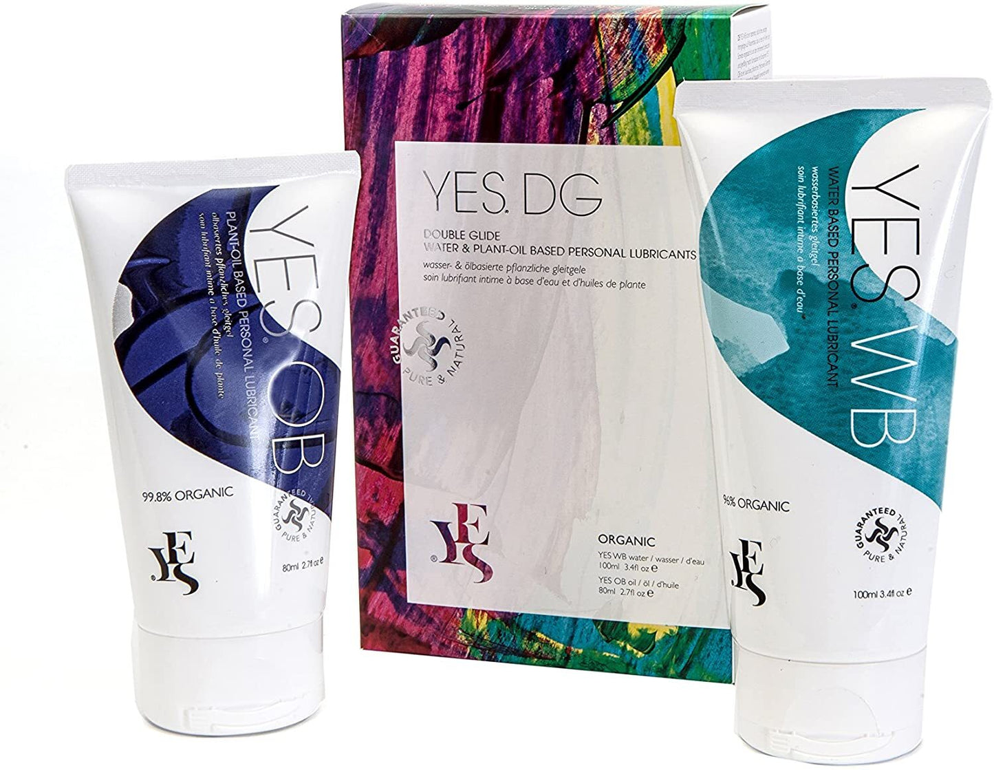 YES Double Glide Natural Lubricant Combo Pack