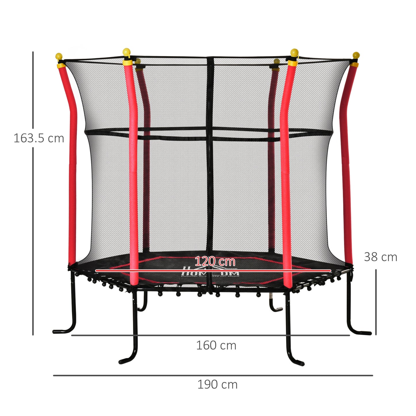 Kids Trampoline With Enclosure