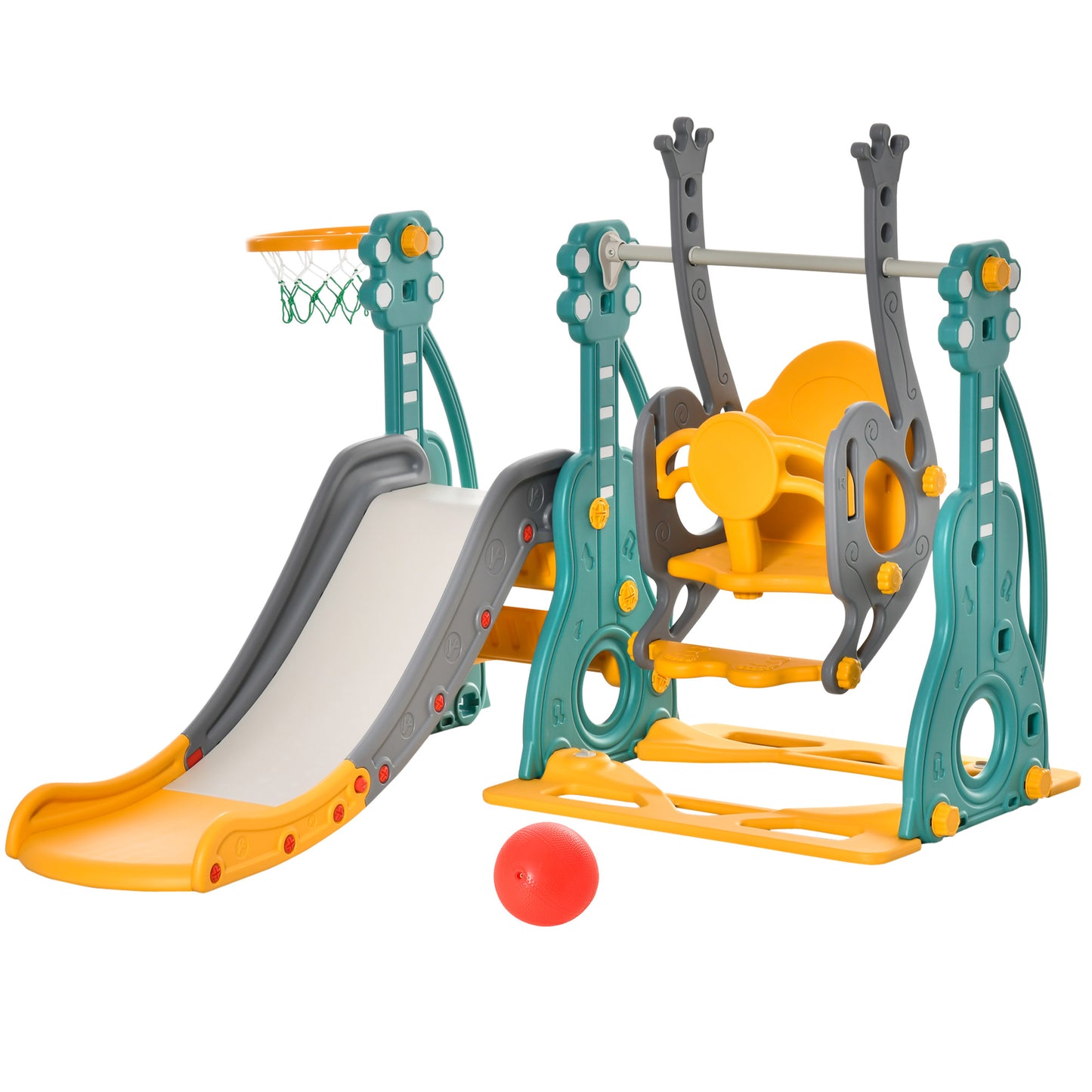 Kids Swing and Slide Set