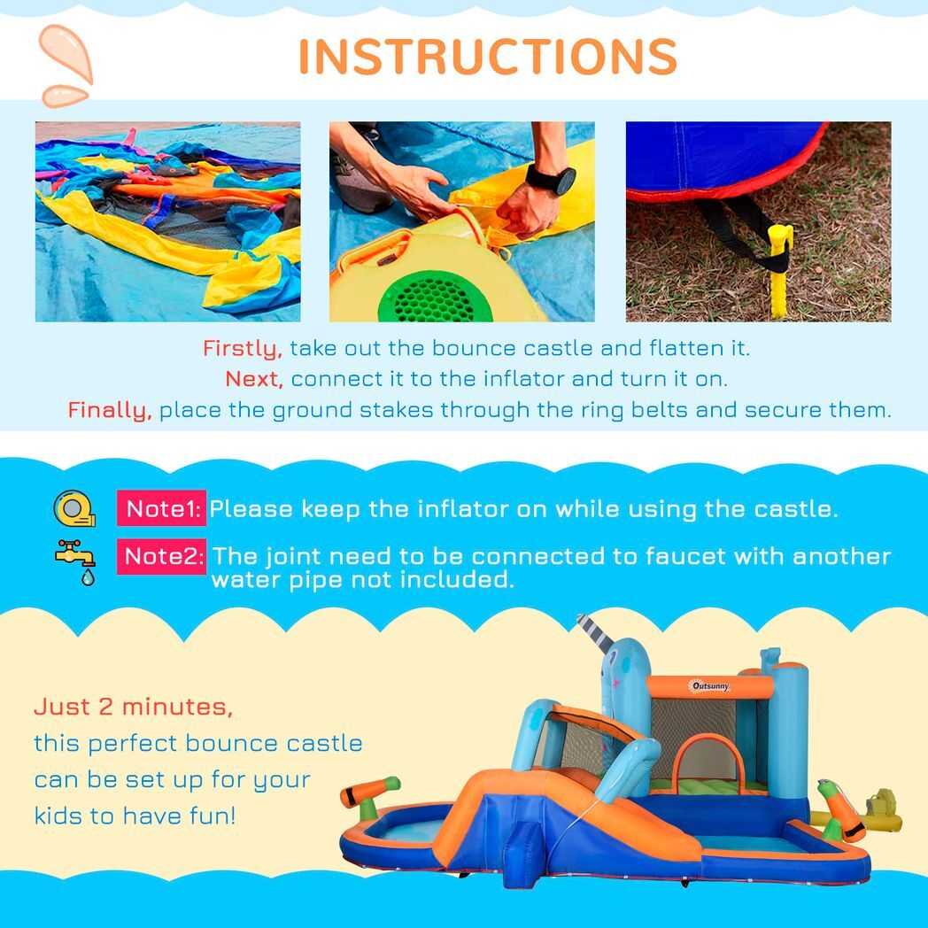 Kids Inflatable Bouncy Castle