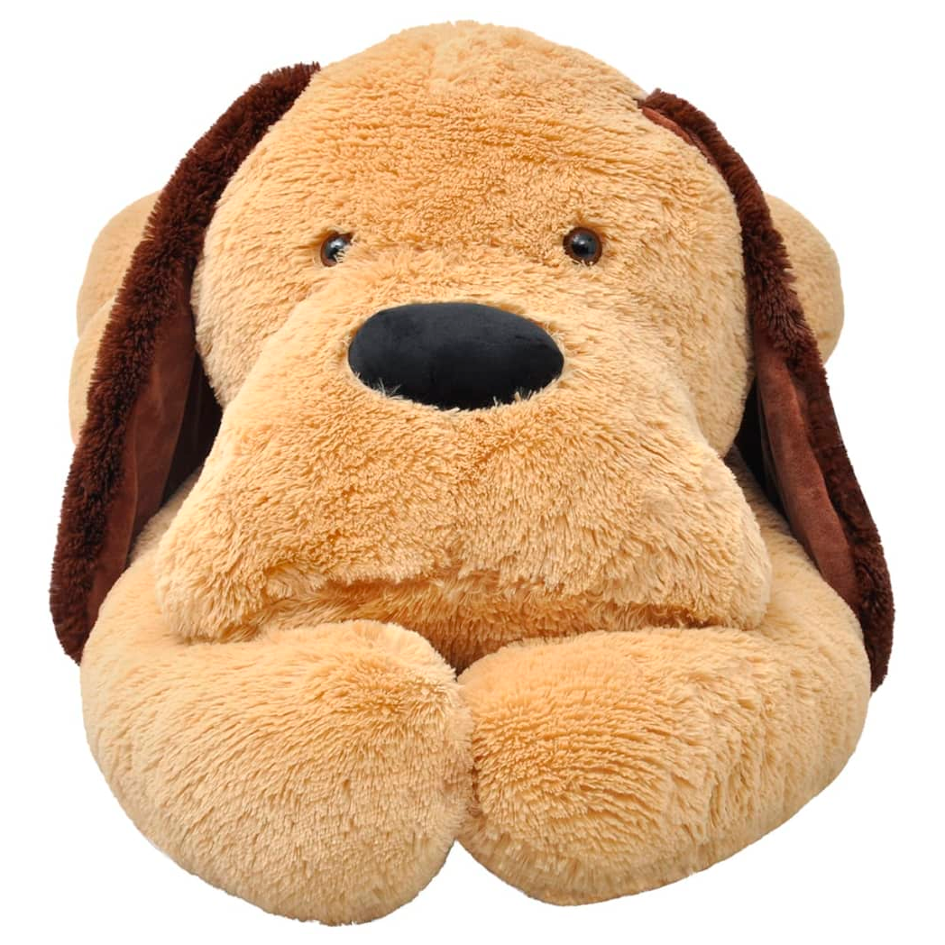 Dog Cuddly Toy Plush Brown 120 cm