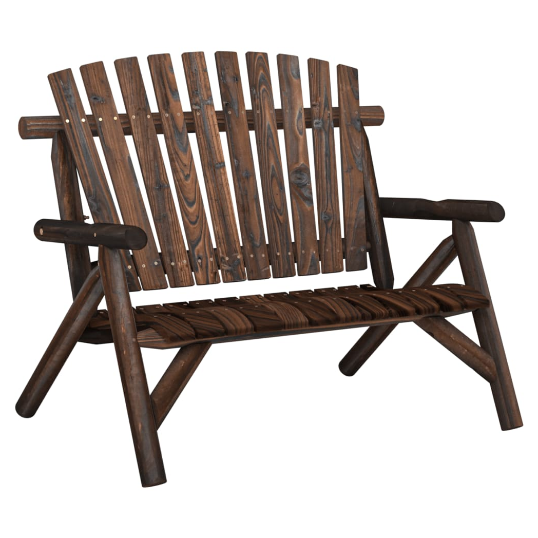 Garden Lounge Set Solid Wood Spruce