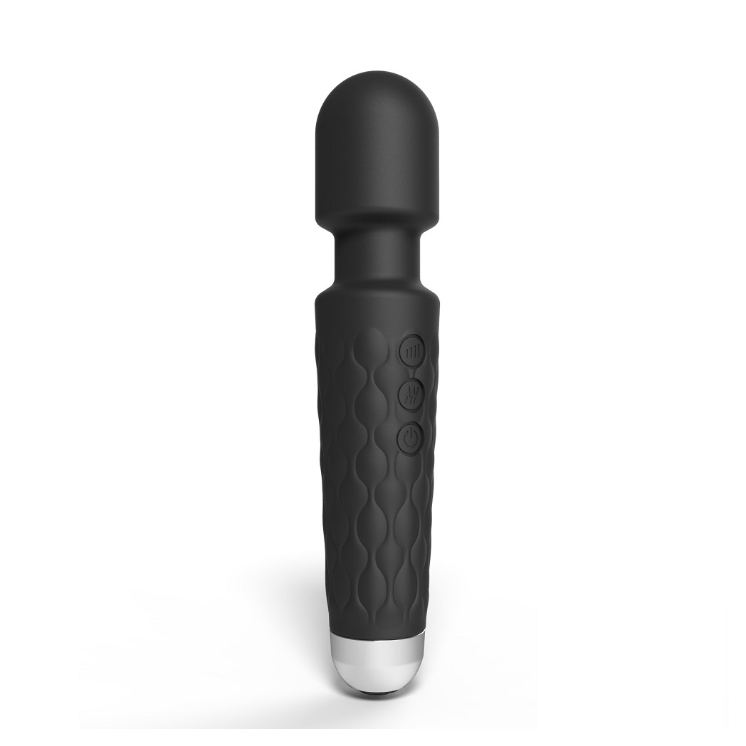 Loving Joy 20 Function Wand Vibrator Black