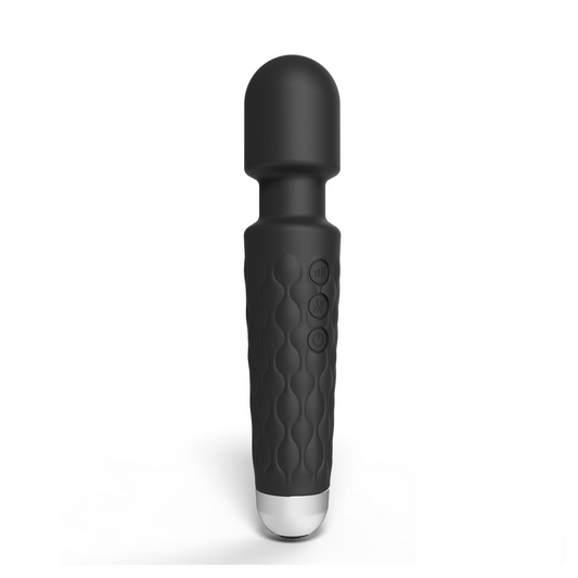 Loving Joy 20 Function Wand Vibrator Black