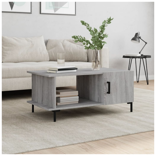 Table Grey Sonoma 90x50x40 cm Engineered Wood