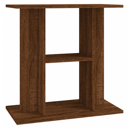Aquarium Stand – Brown Oak Finish – 60x30x60 cm – Engineered Wood Cabinet for Fish Tanks