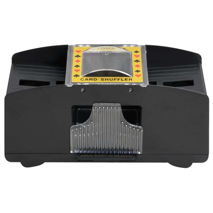 Automatic Card Shuffler – Black for 2 Decks, Battery Powered