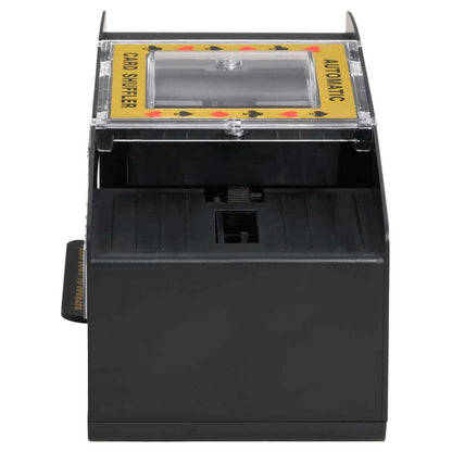 Automatic Card Shuffler – Black for 2 Decks, Battery Powered
