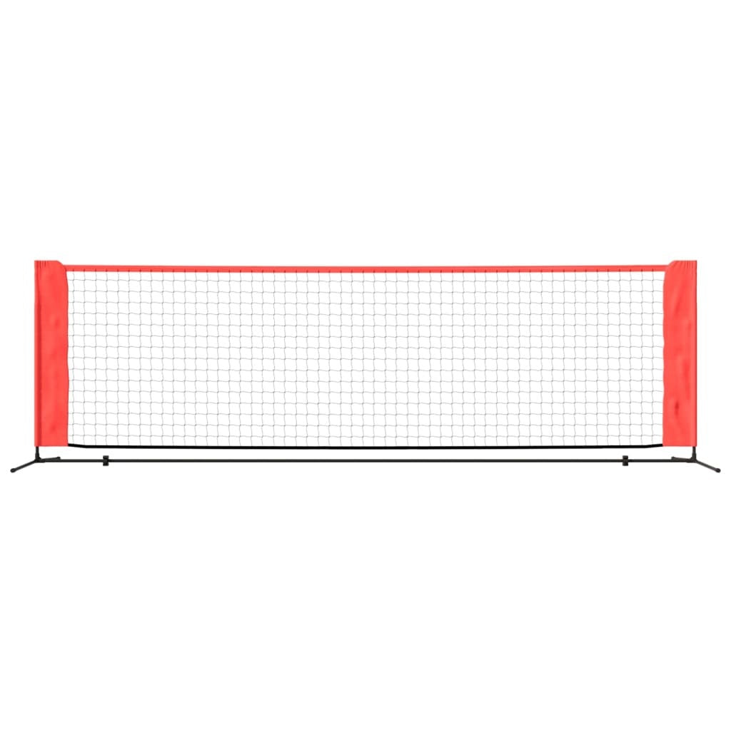 Tennis Net Black and Red 300x100x87 cm Polyester