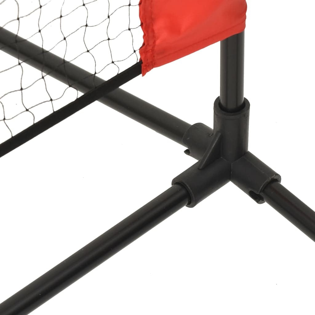 Tennis Net Black and Red 300x100x87 cm Polyester