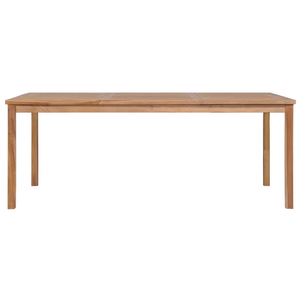 Garden Table 200x100x77 cm Solid Teak Wood