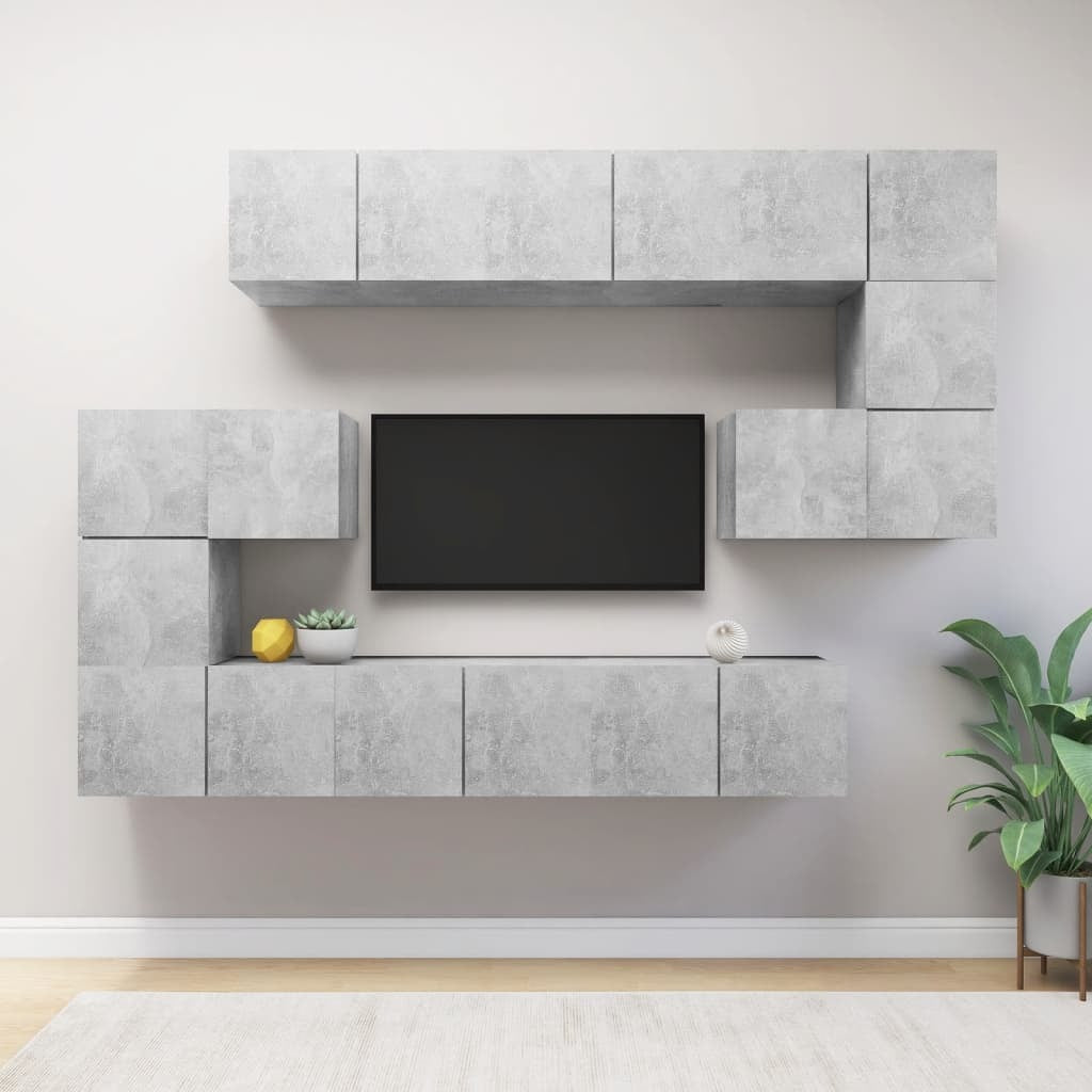 10 Piece TV Cabinet Set